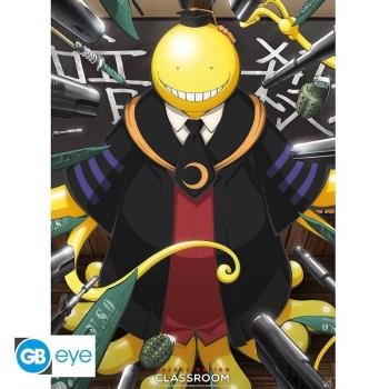 ASSASSINATION CLASSROOM - Poster Chibi "Koro sensei"  Jeder will Koro sensei auf diesem Assassination Classroom Poster eliminieren.